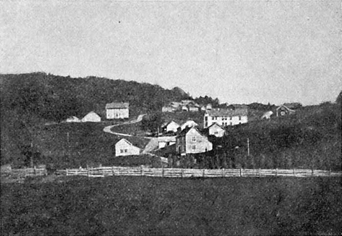Bilete 27. Rognsbakkane, nedre parten ikring 1880. Fot. Johanne Skagen.